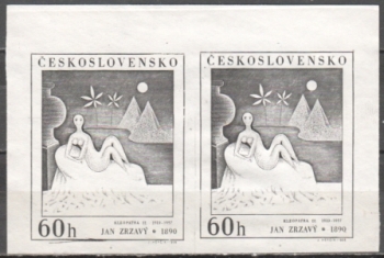 1729 - pár - vodorovně - zkušební tisk ** - 1968